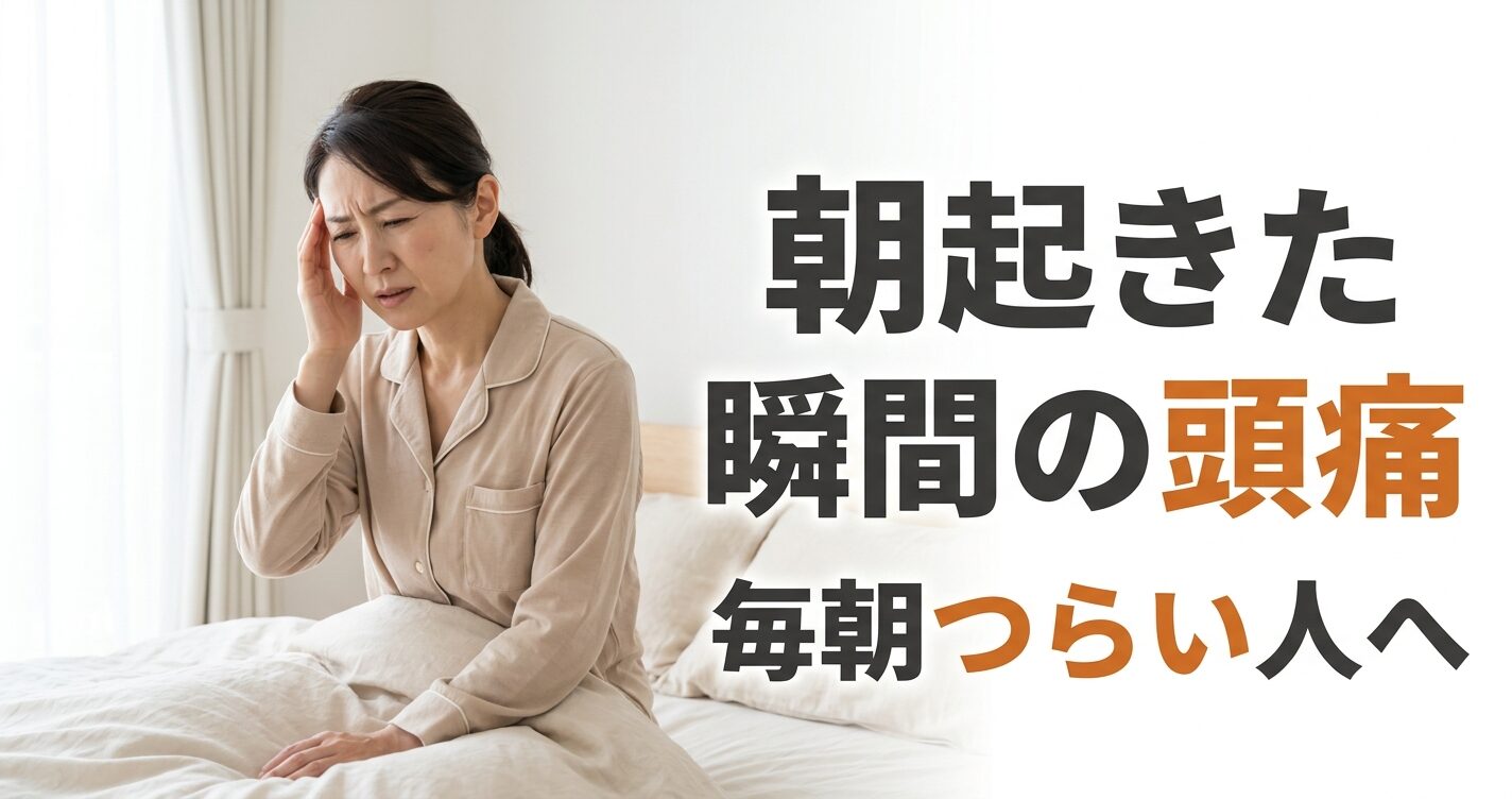 朝起きたときの頭痛 小田原 寝起き 頭が痛い
